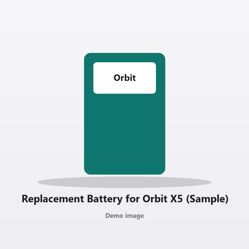باتری یدکی برای Orbit X5 (نمونه)