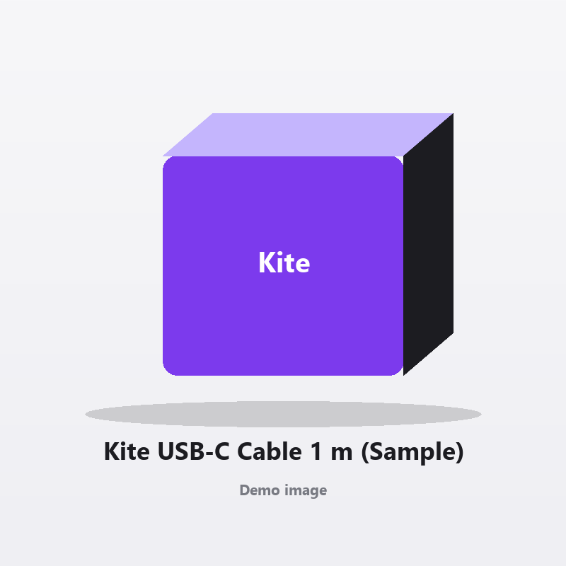 کیبل USB-C Kite یک متری (نمونه)