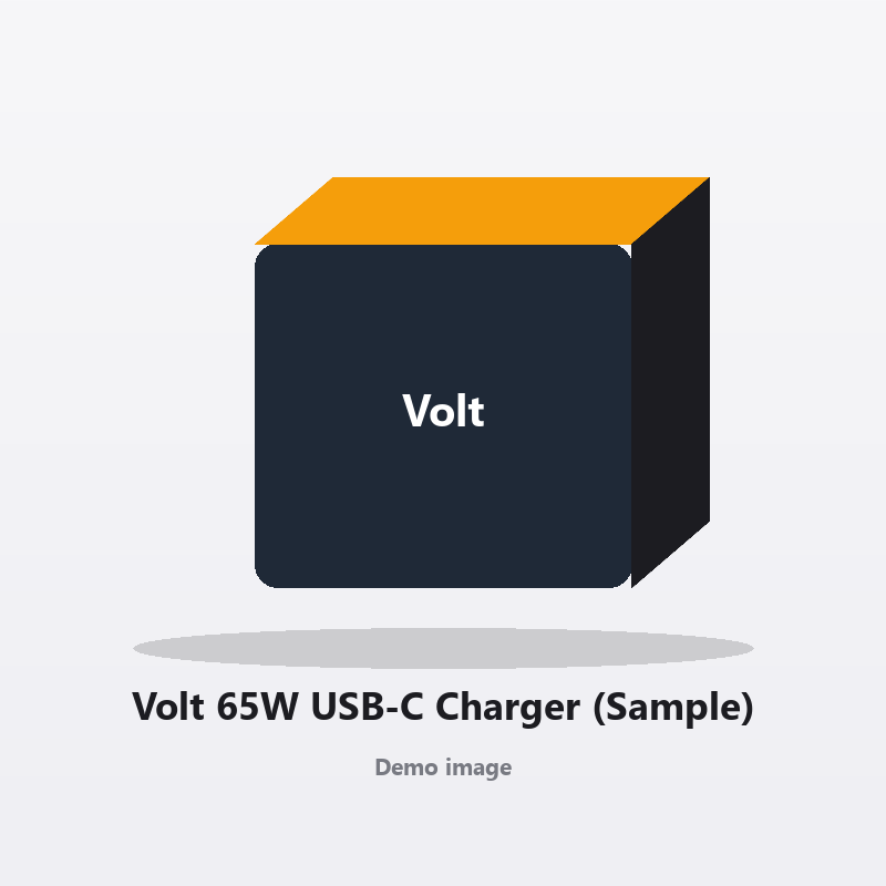 شارژر Volt 65 وات USB-C (نمونه)