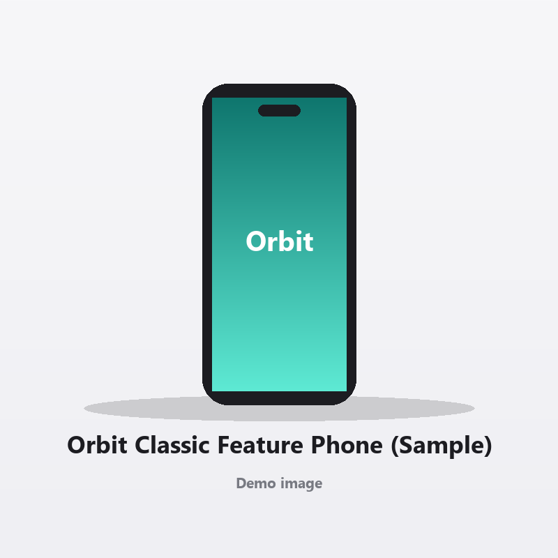 گوشی ساده Orbit Classic (نمونه)