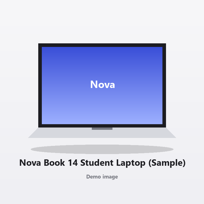 لپ‌تاپ دانشجویی Nova Book 14 (نمونه)
