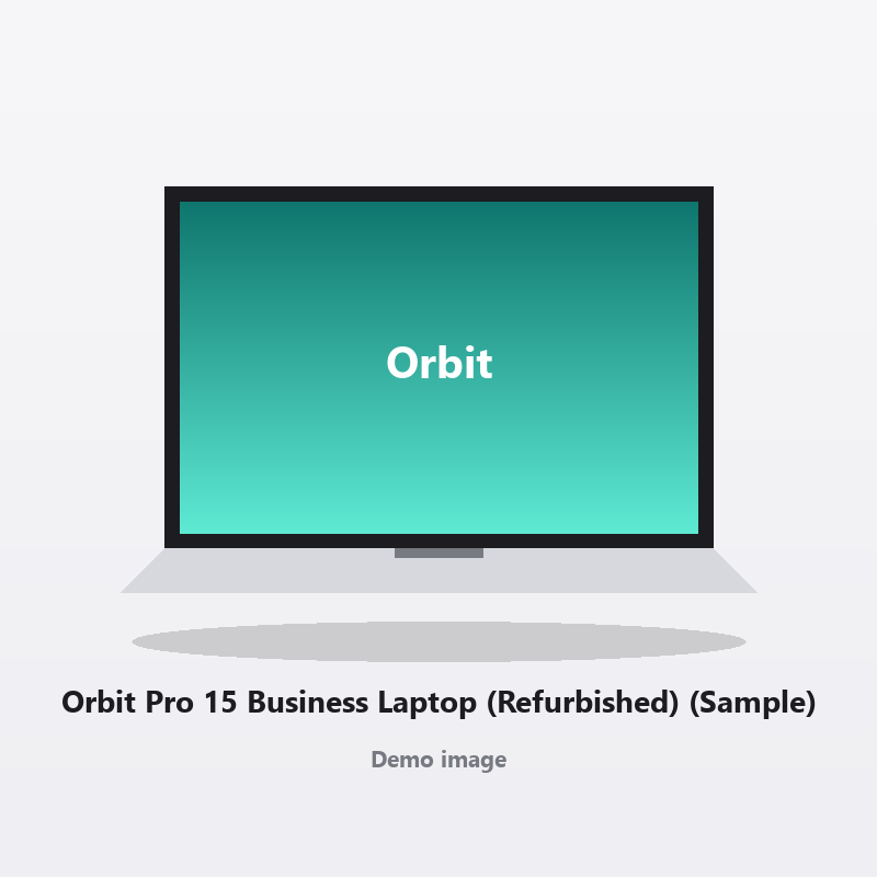 لپ‌تاپ تجاری Orbit Pro 15 (بازسازی‌شده) (نمونه)