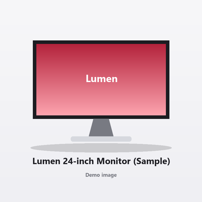 مانیتور ۲۴ اینچ Lumen (نمونه)